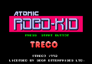 Atomic Robo-Kid screenshot 3 for Sega Mega Drive